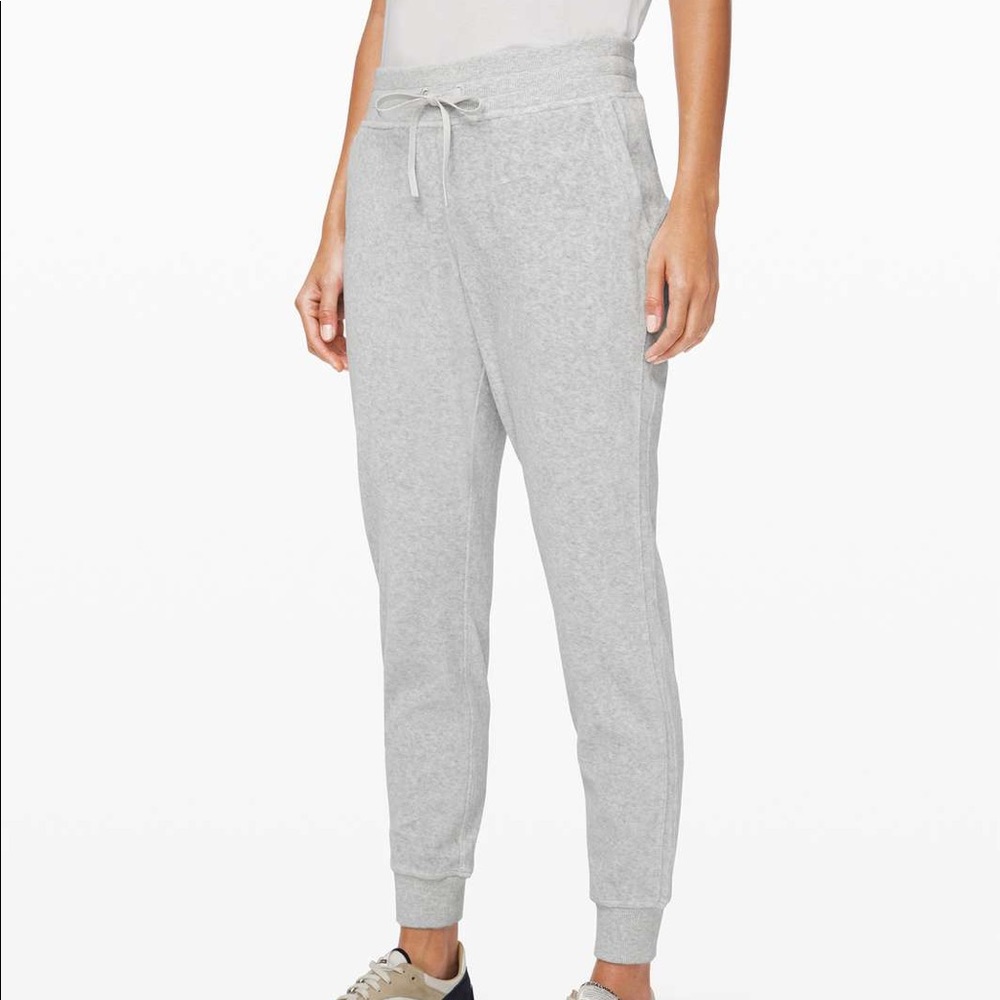 Lululemon warm down jogger velour